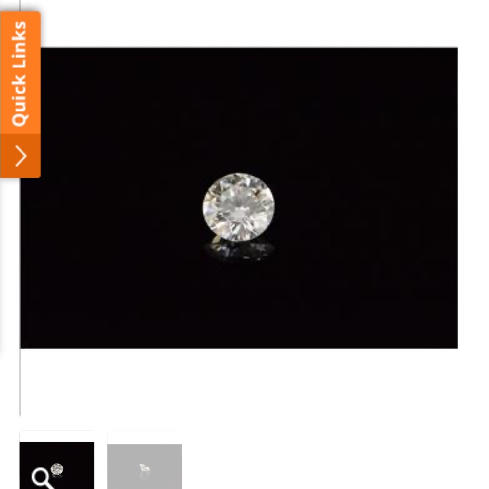 Loose diamond ready to set